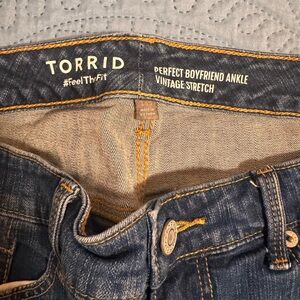 Torrid Boyfriend Ankle Vintage Stretch size 14S